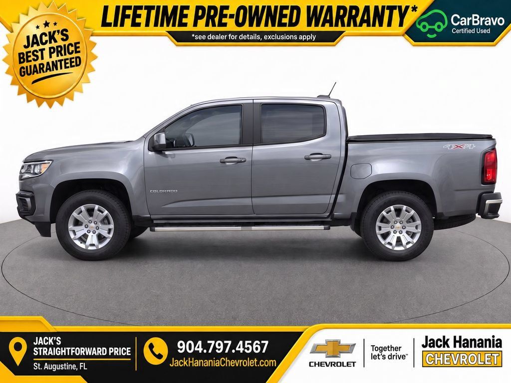 Certified 2021 Chevrolet Colorado LT w/ Safety Package AWD/4WD image 4