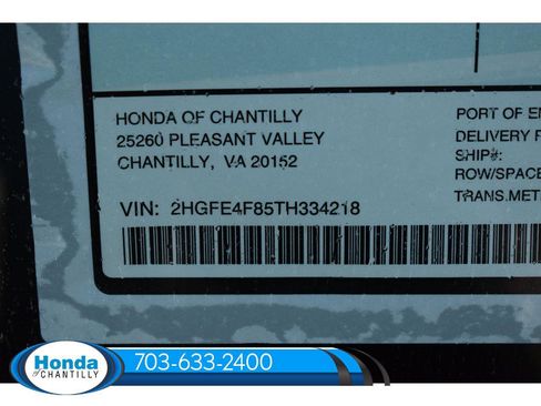 New 2026 Honda Civic Sport image 36