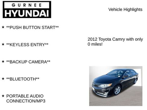 Used 2012 Toyota Camry SE image 7