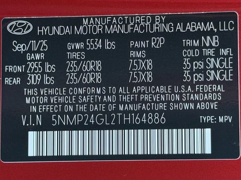 New 2026 Hyundai Santa Fe SEL image 28