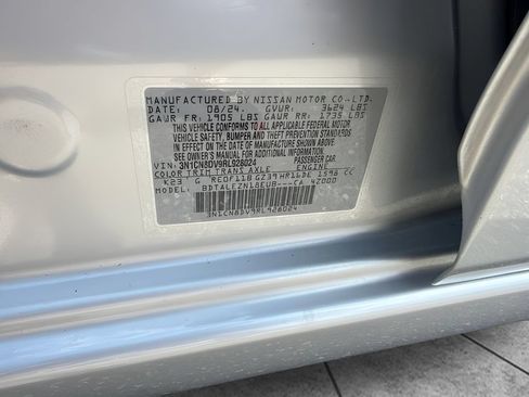 Used 2024 Nissan Versa S w/ Trunk Package FWD image 26