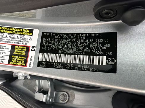 Certified 2025 Lexus ES 350 w/ Premium Package FWD image 30