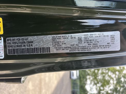 Used 2022 Jeep Gladiator Sport AWD/4WD image 5