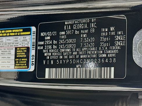 Used 2022 Kia Telluride SX w/ Nightfall Edition Package AWD/4WD image 12