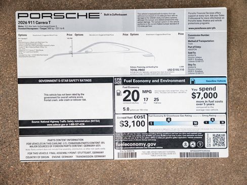 Used 2026 Porsche 911 Carrera T image 12