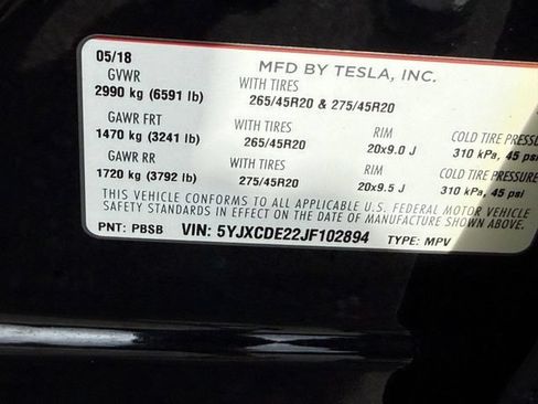 Used 2018 Tesla Model X 75D AWD/4WD image 34