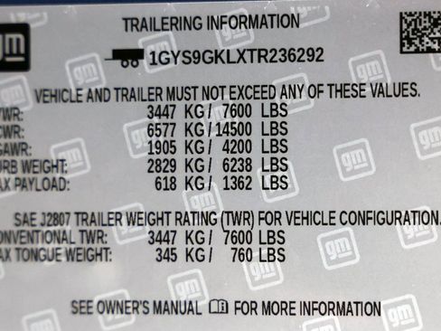 Used 2026 Cadillac Escalade Platinum Sport w/ LPO, Floor Liner Package image 64