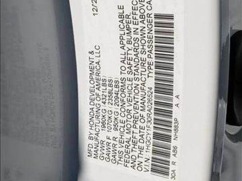 Certified 2024 Honda Accord EX image 16