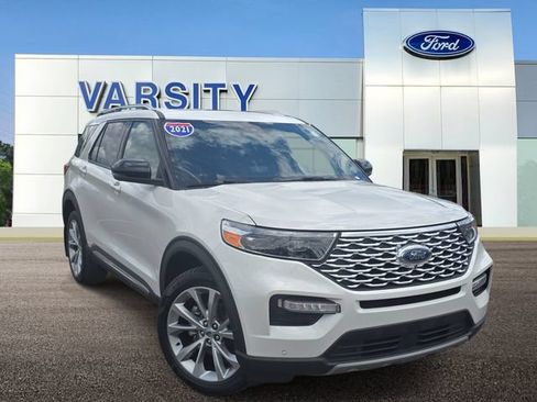 Certified 2021 Ford Explorer Platinum w/ Equipment Group 601A AWD/4WD image 1