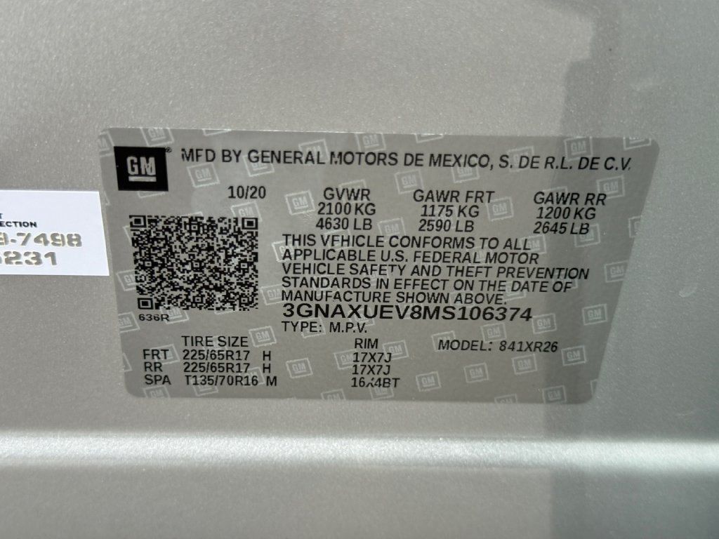 Used 2021 Chevrolet Equinox LT AWD/4WD image 26