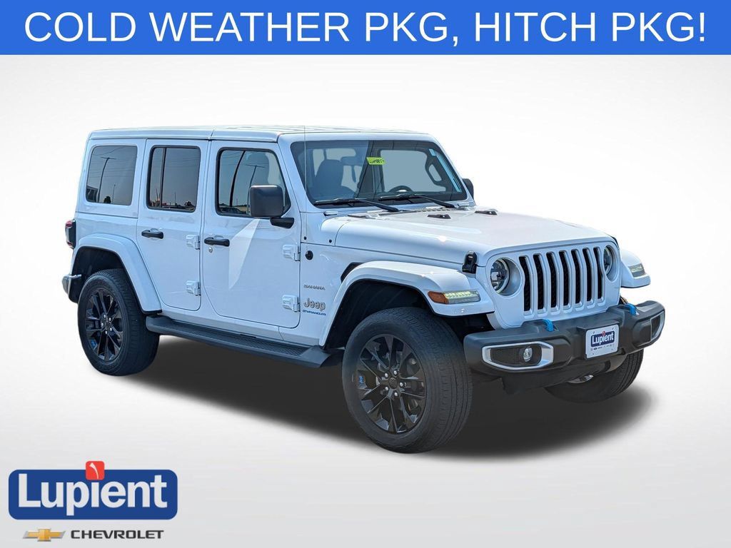 Used 2023 Jeep Wrangler Unlimited Sahara w/ Cold Weather Group AWD/4WD 360° Tour