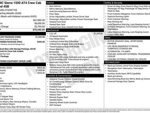 Used 2026 GMC Sierra 1500 AT4 w/ Technology Package AWD/4WD image 22