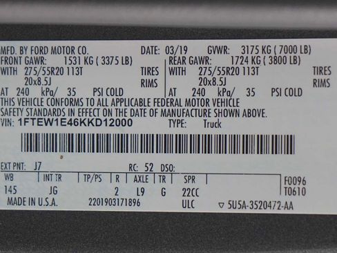 Used 2019 Ford F150 XL w/ Equipment Group 101A Mid AWD/4WD image 30