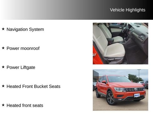 Used 2018 Volkswagen Tiguan SEL FWD image 9