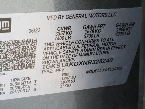 Certified 2022 GMC Yukon SLE RWD image 35