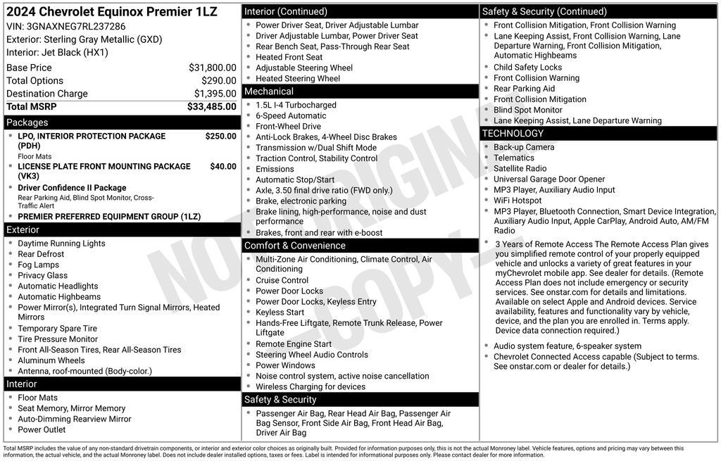 Used 2024 Chevrolet Equinox Premier FWD image 31