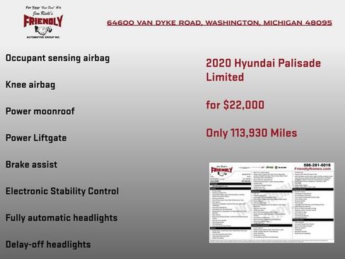 Used 2020 Hyundai Palisade Limited AWD/4WD image 7