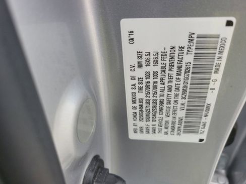 Used 2016 Honda CR-V LX image 36