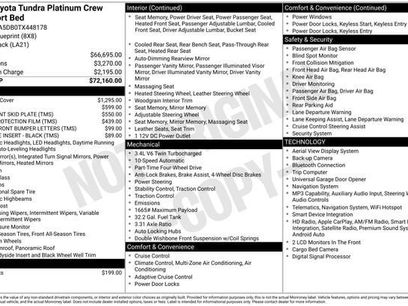 New 2026 Toyota Tundra Platinum