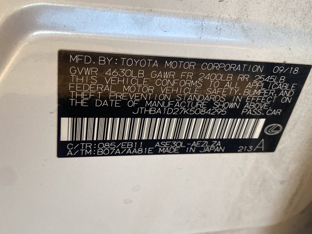 Used 2019 Lexus IS 300 w/ Accessory Package 2 RWD image 17
