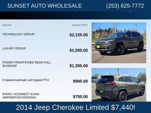 Used 2014 Jeep Cherokee Limited AWD/4WD image 26