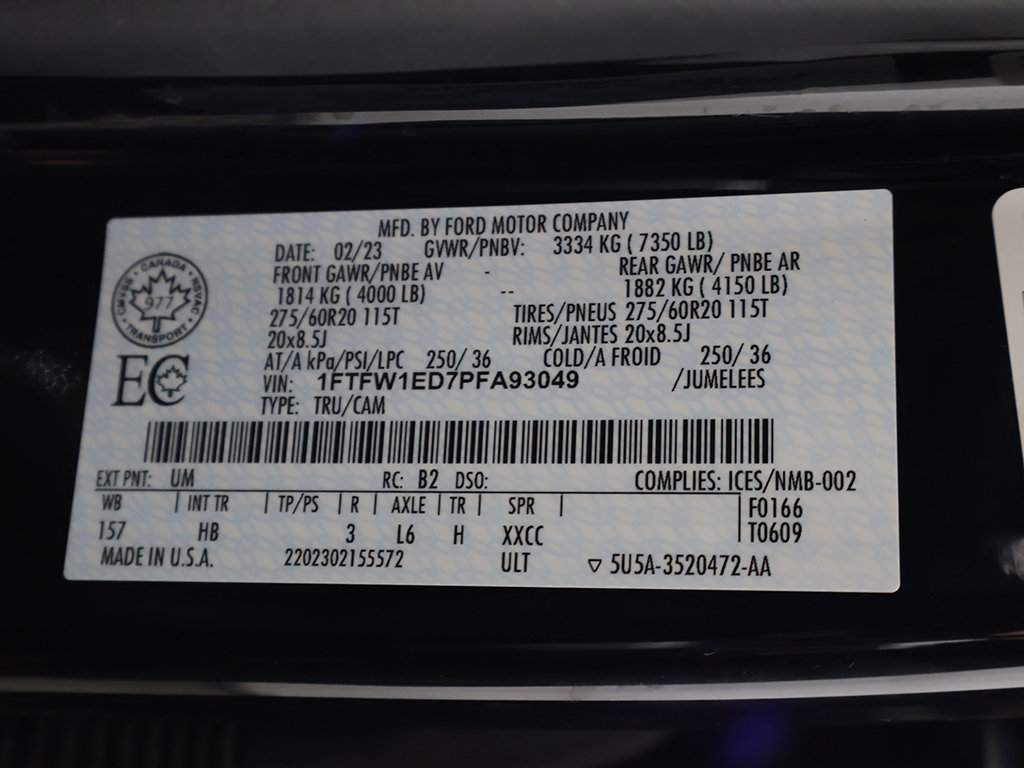 Used 2023 Ford F150 Lariat w/ Equipment Group 502A High AWD/4WD image 64