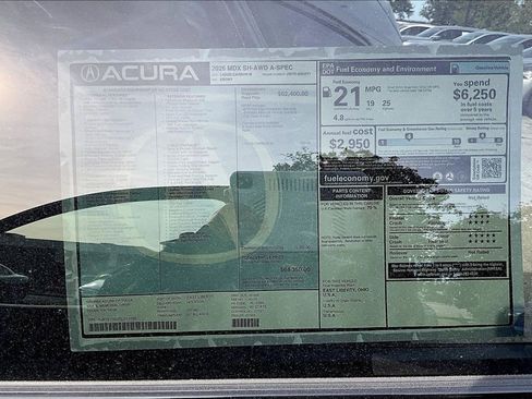 New 2026 Acura MDX A-Spec AWD/4WD image 41