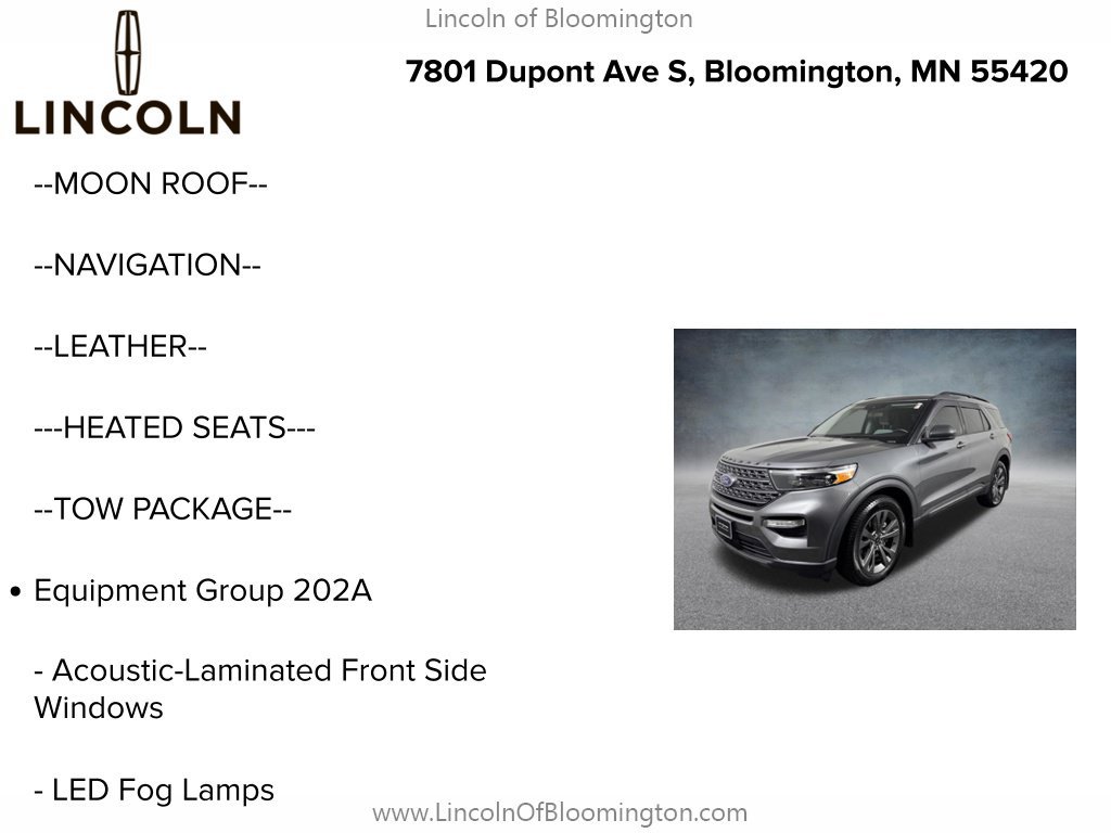 Used 2021 Ford Explorer XLT w/ XLT Sport Appearance Package AWD/4WD image 5