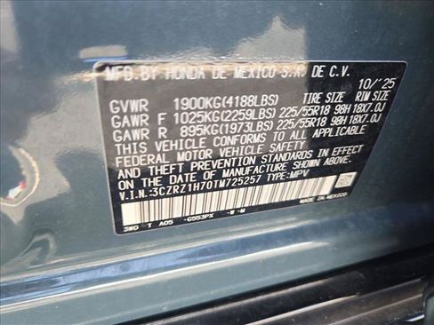 Used 2026 Honda HR-V EX-L image 15