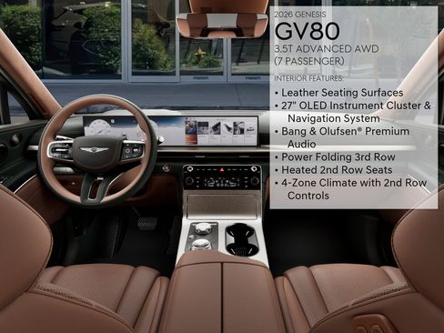 New 2026 Genesis GV80 3.5T Advanced AWD/4WD image 17
