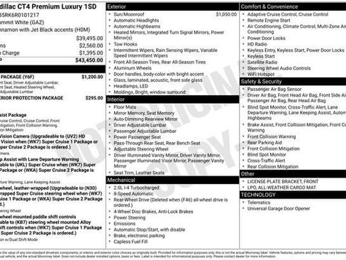 Certified 2024 Cadillac CT4 Premium Luxury w/ Climate Package image 32