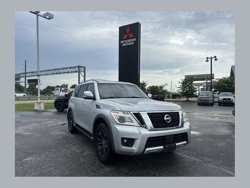 Used 2017 Nissan Armada Platinum w/ Captain Seat Package AWD/4WD image 1