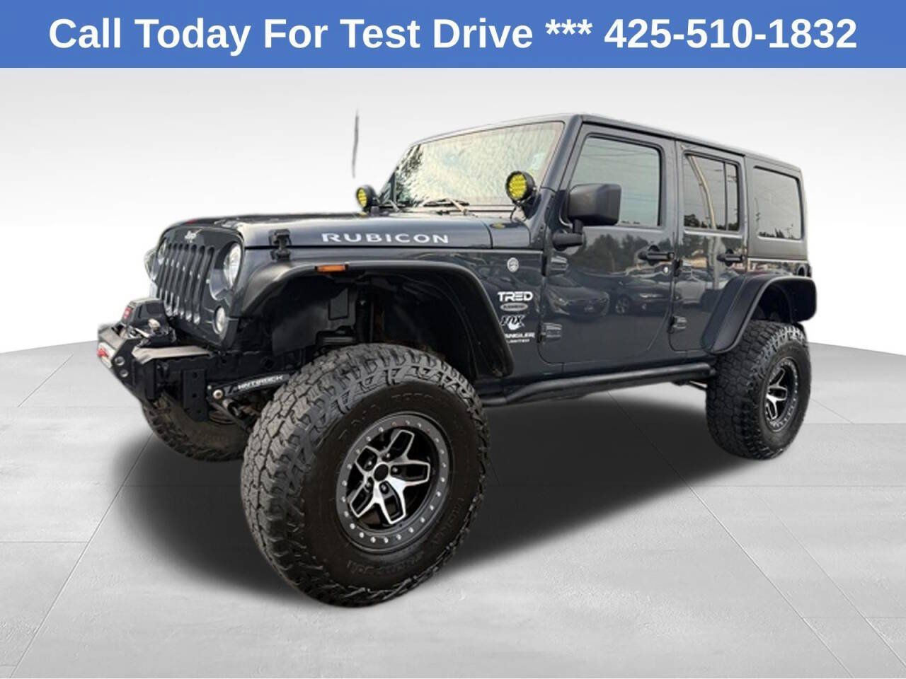 Used 2017 Jeep Wrangler Unlimited Rubicon w/ Max Tow Package AWD/4WD image 1