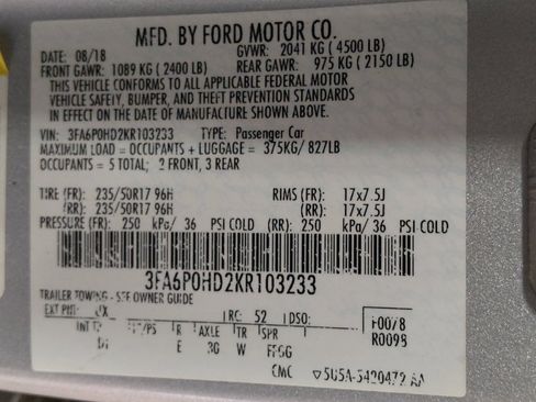 Used 2019 Ford Fusion SE FWD image 33