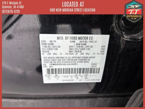 Used 2020 Ford Explorer XLT w/ Equipment Group 202A AWD/4WD image 57