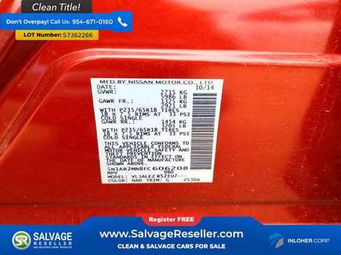 Used 2015 Nissan Pathfinder SV FWD image 17