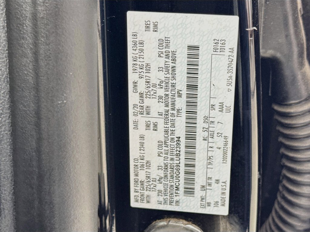 Used 2020 Ford Escape SE FWD image 39