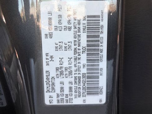 Used 2004 Dodge Ram 2500 Truck SLT w/ Trailer Tow Group AWD/4WD image 29