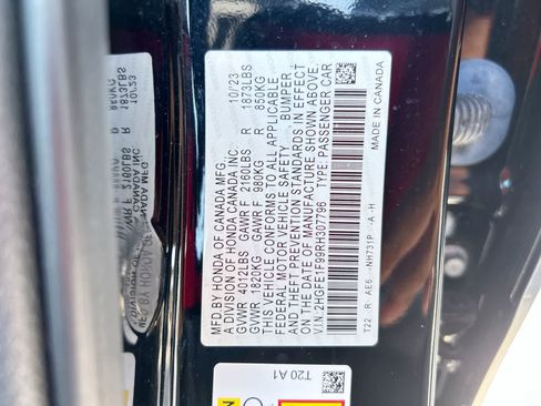 Used 2024 Honda Civic Touring image 2
