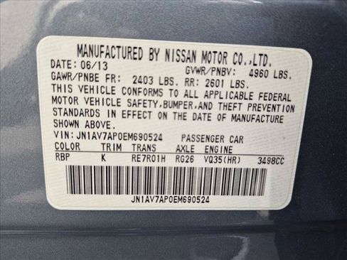 Used 2014 INFINITI Q50 Premium w/ Deluxe Technology Package RWD image 17