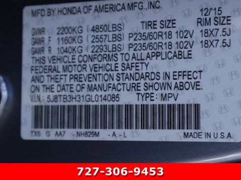 Used 2016 Acura RDX FWD image 29