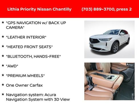 Used 2023 Acura MDX w/ Technology Package AWD/4WD image 6