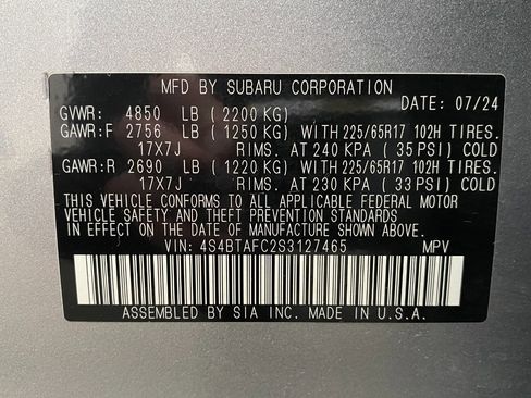 Used 2025 Subaru Outback Premium w/ Popular Package #1A AWD/4WD image 33