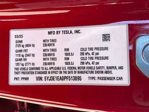 Used 2023 Tesla Model 3 Standard Range image 22