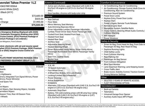 Used 2024 Chevrolet Tahoe Premier AWD/4WD image 17