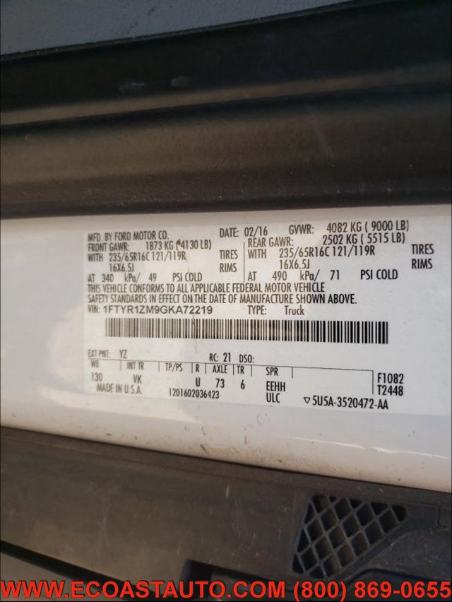 Used 2016 Ford Transit 250 130 Low Roof w/ Exterior Upgrade Package RWD image 23