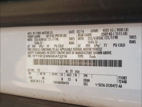 Used 2016 Ford Transit 250 130 Low Roof w/ Exterior Upgrade Package image 23