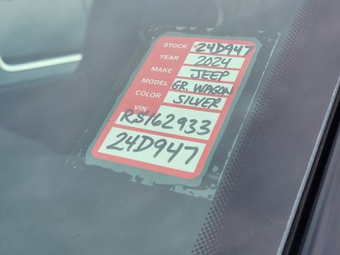 New 2024 Jeep Grand Wagoneer Series II w/ Quick Order Packagew 28T image 21