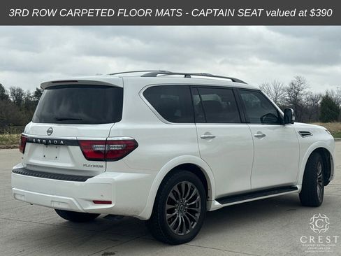 Used 2023 Nissan Armada Platinum w/ Captain's Chairs Package image 2