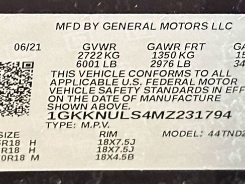 Used 2021 GMC Acadia SLT w/ Trailering Package AWD/4WD image 62